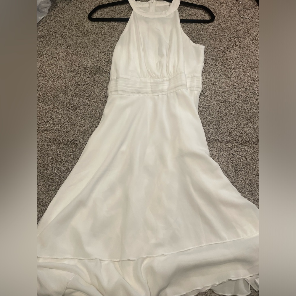 White dress. New